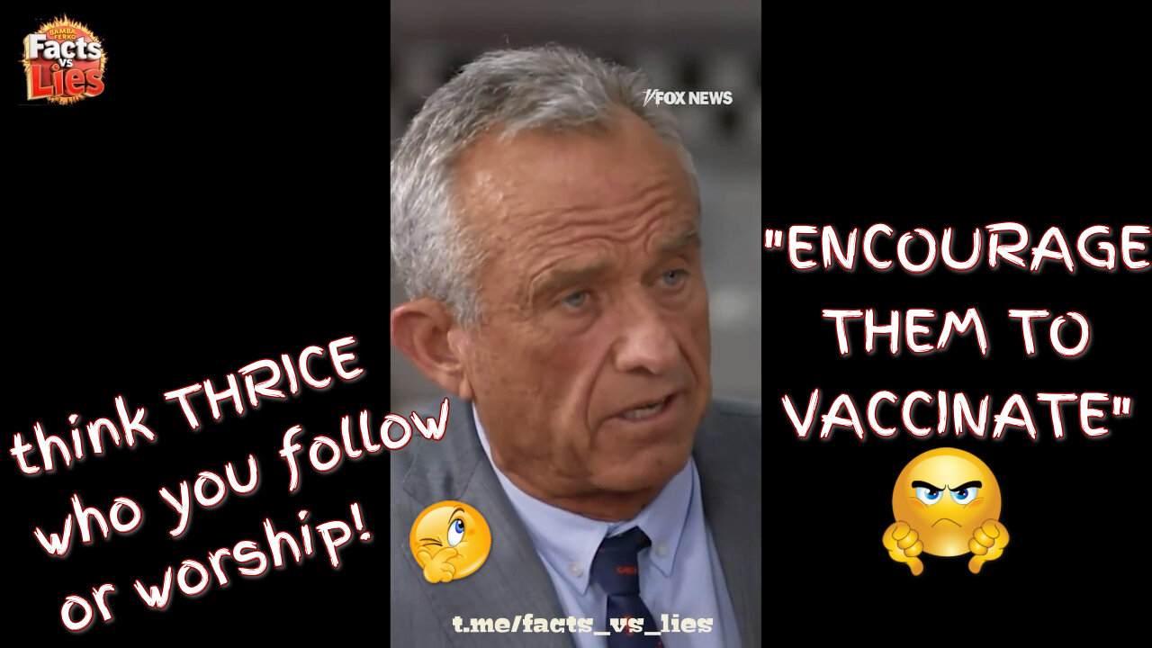 RFK, Jr. is 'exposing' Chemtrails and he IS an 'ANTI'-VaxXxer..... IS HE !???!