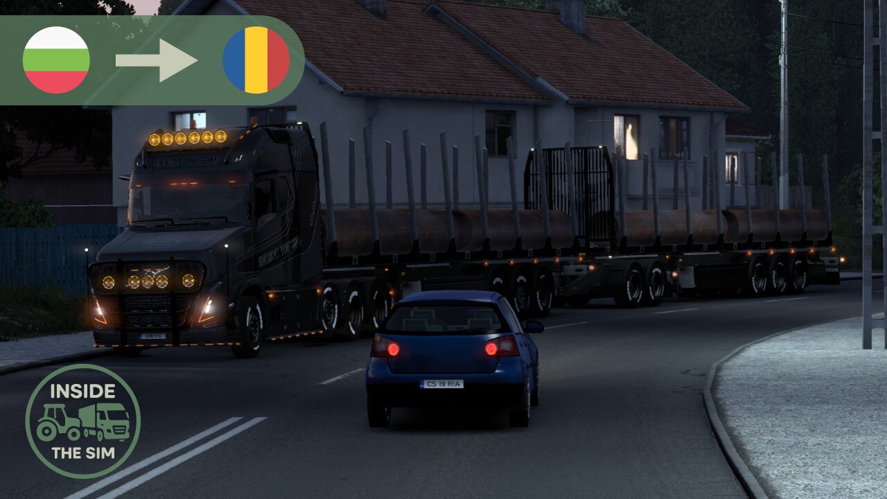 Part 2: Conquering the roads of Romania | Wheel cam | Open Pipe Sound | ETS2