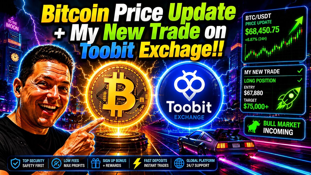 Bitcoin Price Analysis Update | My New Trade on Toobit Exchange 🚀