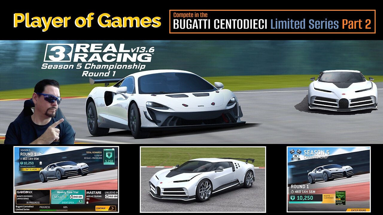 Player of Games: Real Racing 3 Update 13.6: Compete in the BUGATTI CENTODIECI Limited Series Part 2