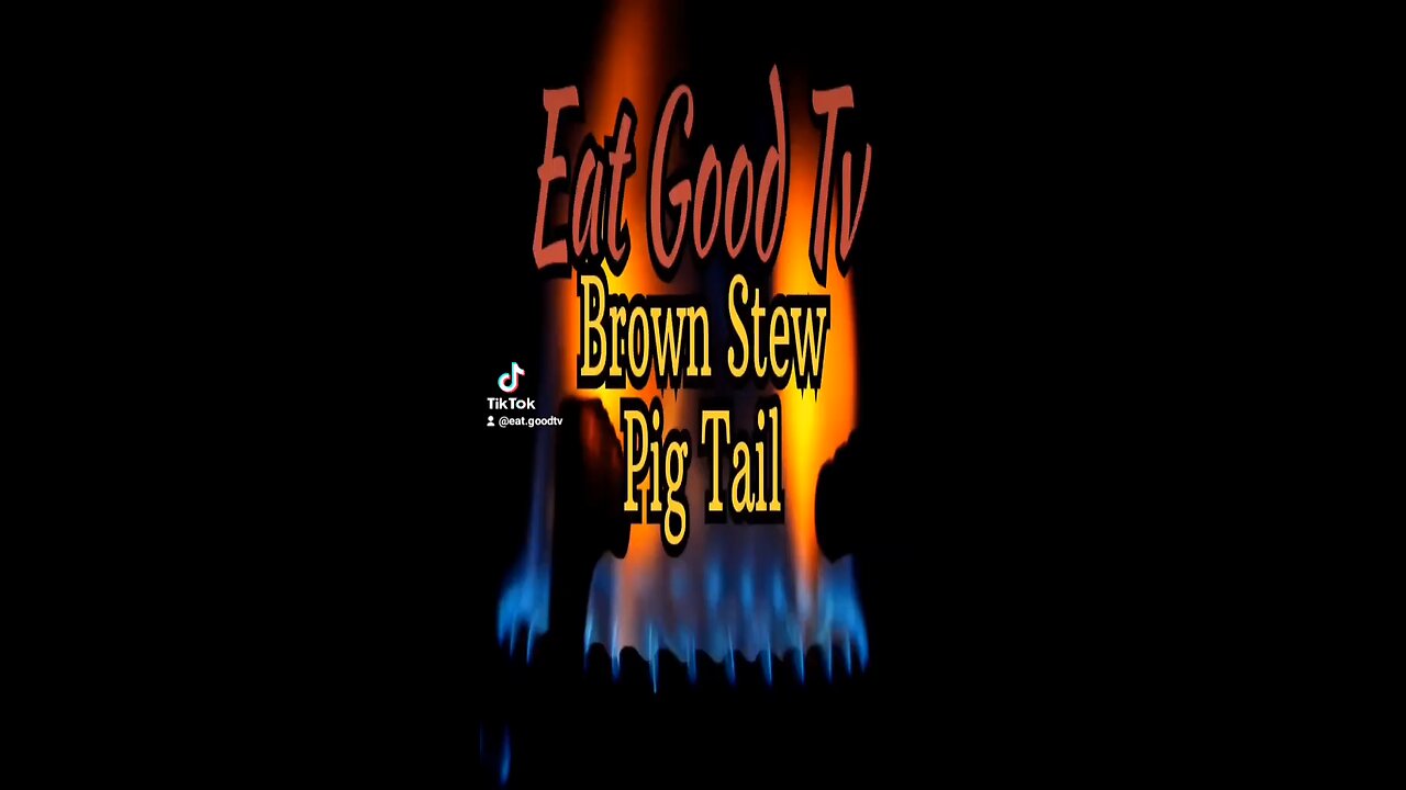 Brown Stew Pig Tail