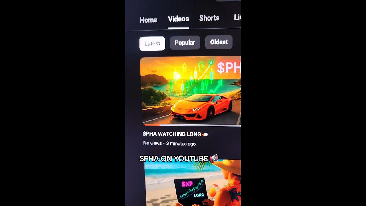 $PHA on YouTube 📢