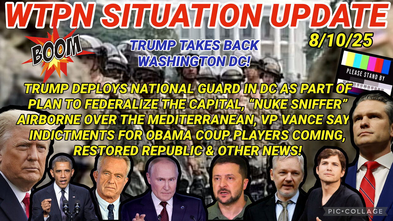 WTPN ~ Judy Byington ~ Situation Update ~ 8-11-25 ~ Trump Return ~ Restored Republic via a GCR