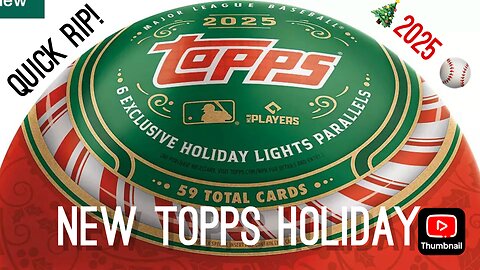 New 2025 #topps Holiday Tin #baseballcards #packopening #toppsholiday #newrelease #astros