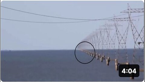 "Lake Pontchartrain Bridge Demonstrates Earth's Curvature"
