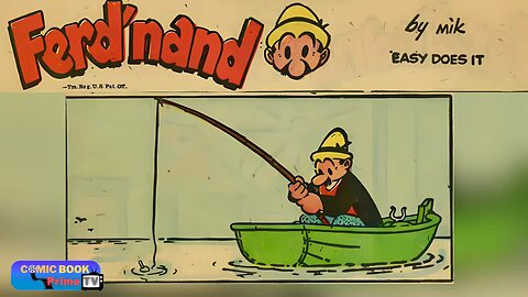 Fishing easy does it, Ferdinand by Mik, #ytshorts #shortvideo #shorts #comics #Humor #funny