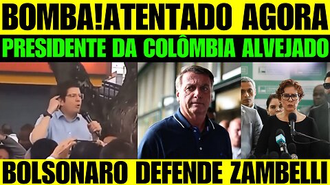 🔥🚨 BOMBA! PRESIDENTE FOI BALEADO AGORA! BOLSONARO DEFENDE CARLA ZAMBELLI!