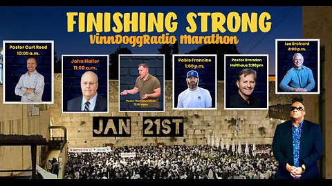 FINISHING STRONG!!!!!!! VinnDoggRadio Marathon