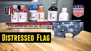Tutorial: 4th of July Distressed Flag Cerakote with Built American