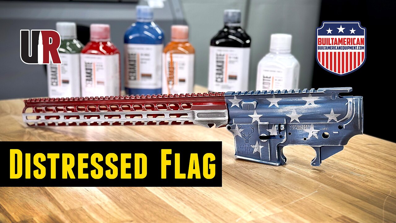 Tutorial: 4th of July Distressed Flag Cerakote with Built American