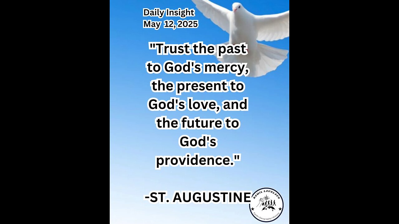 Daily Insight May 12, 2025 #faith #Saints #Insight