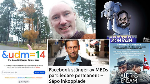 Sionistiska brott & kollaps. Video-plattformar. AI &jobb. Yandex. AI-bidrag. Säpo & Metas MED-censur