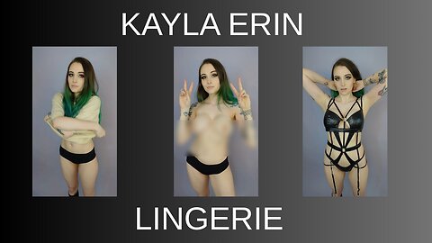 Kayla Erin Lingerie Try on Fashion Haul