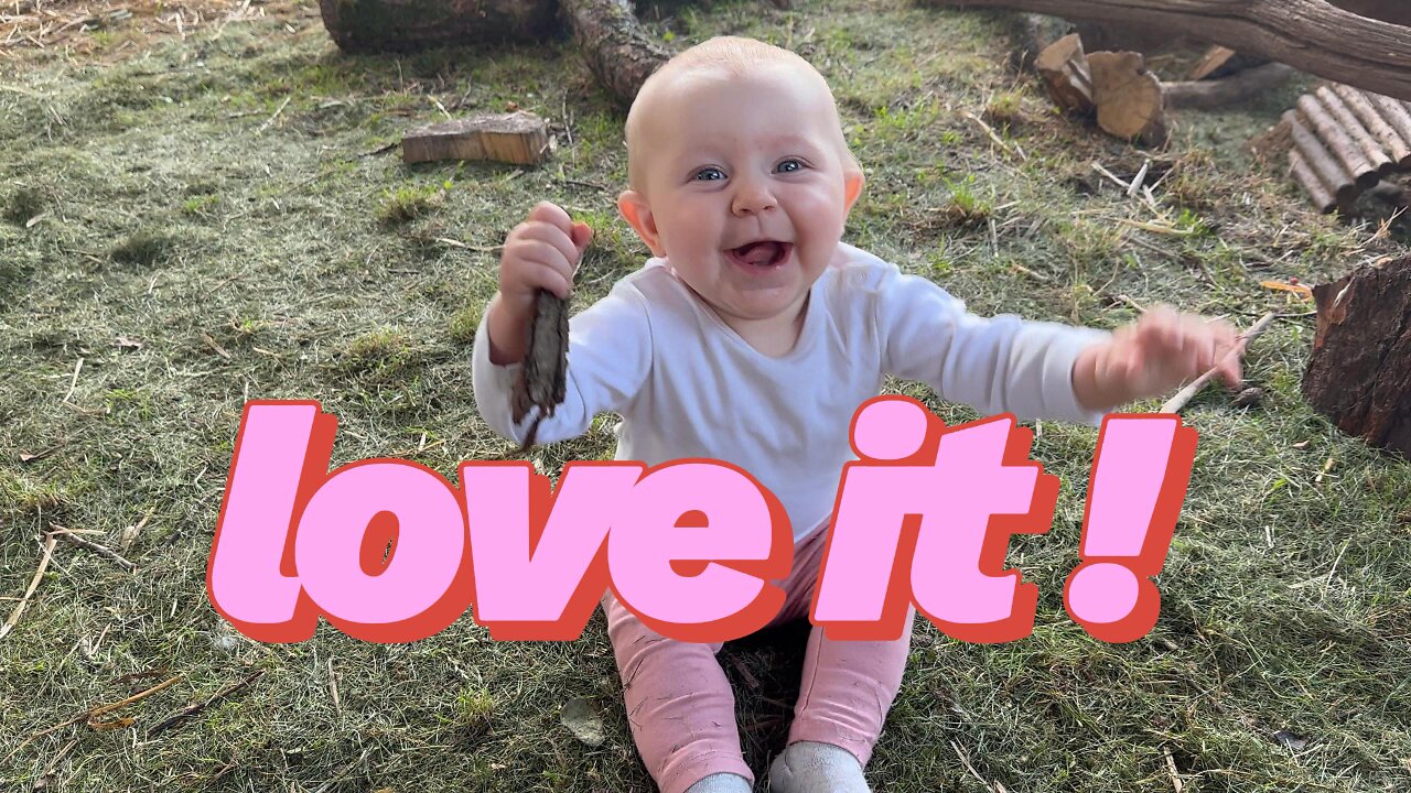 Baby Kayla’s Cutest Moment in the Bunny Enclosure – 7 Months Old and Loving Nature!