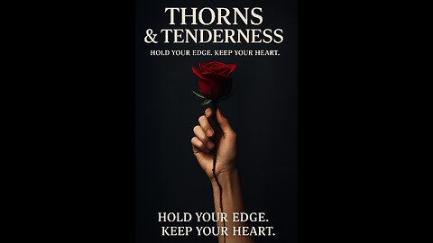 THORNS & TENDERNESS — HOLD YOUR EDGE. KEEP YOUR HEART.