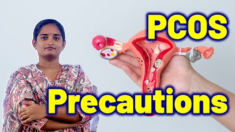 Polycystic Ovary Syndrome PCOS Precautions | Multiple Ovarian Cysts Infertility Homeopathy, Medicine