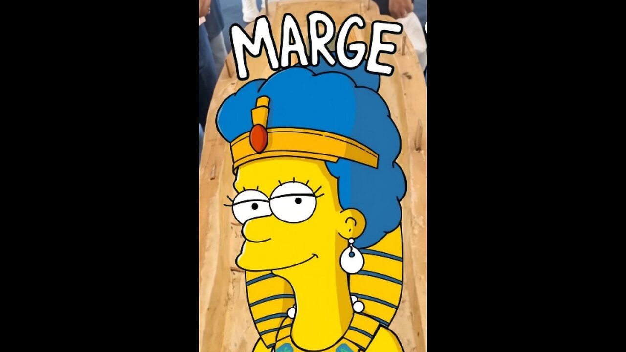 MARGE SIMPSON - EGYPTIAN GOD