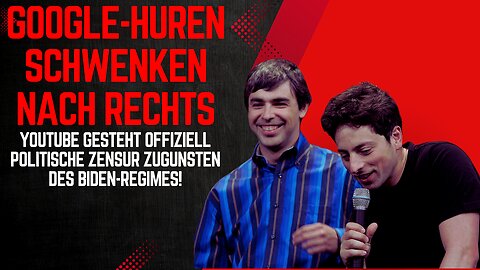 Google hurt nach rechts: YouTube gesteht offiziell politische Zensur zugunsten des Biden-Regimes