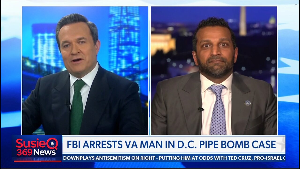 FBI ARRESTS VA MAN IN D.C. PIPE BOMB CASE
