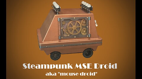 Steampunk MSE Droid aka "mouse droid" from Star Wars