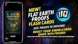 Flat Earth App Flash Cards! ✅