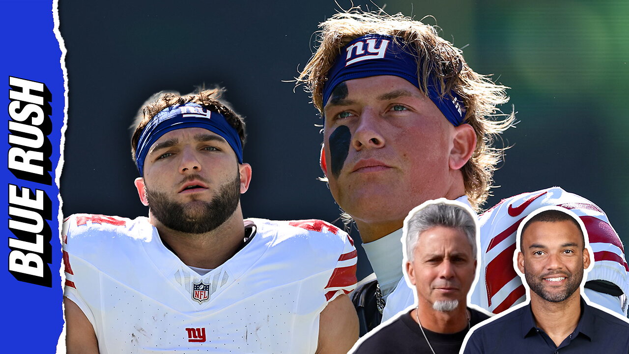 How much will Jaxson Dart miss Cam Skattebo against the 49ers? | Blue Rush