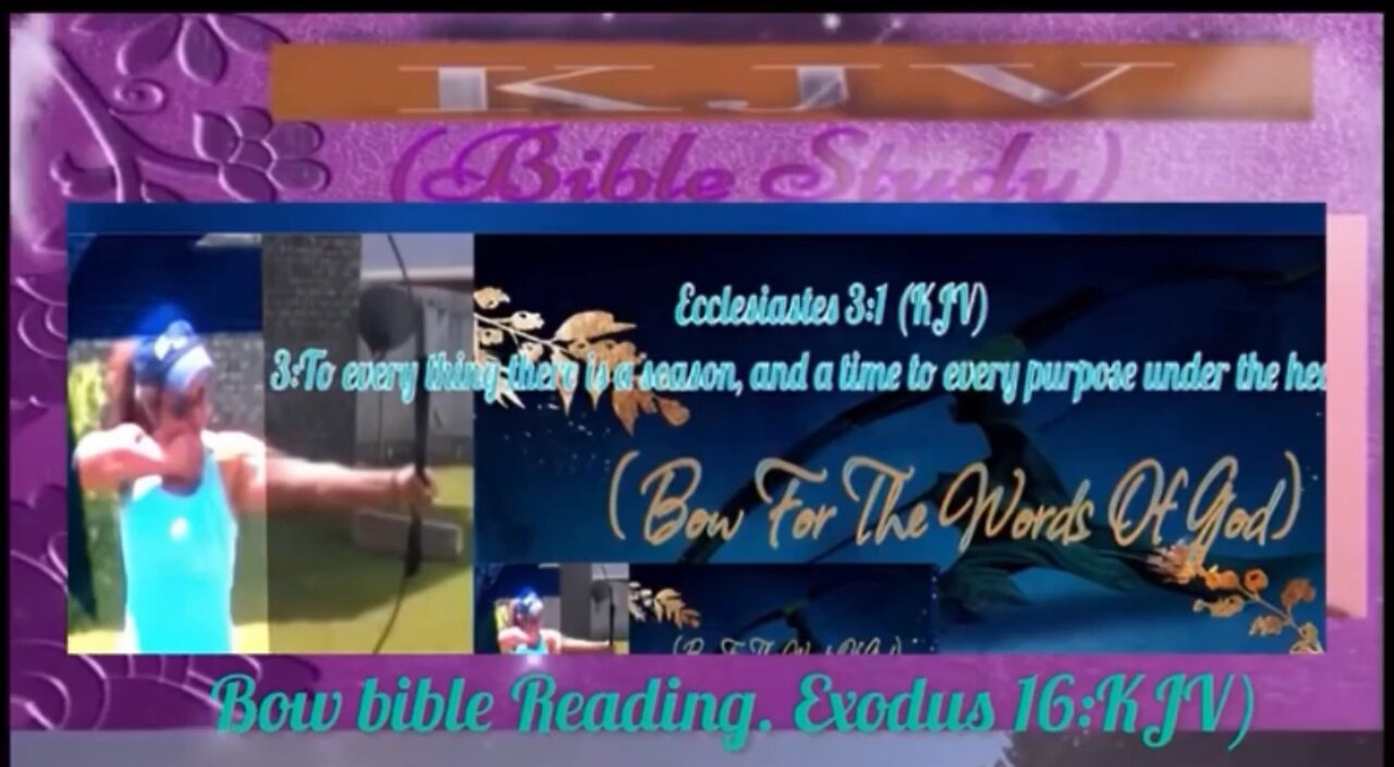 (Bow Bible Daily Reading) Exodus 16:14-18く King James Version.