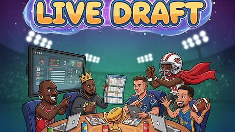 Crush the Competition: LIVE Fantasy Football Draft Like a PRO!