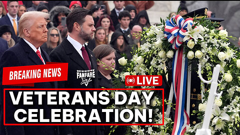 BREAKING NEWS: PRESIDENT TRUMP AND JD VANCE COMMEMORATE VETERANS DAY WITH WREATH LAYING AND REMARKS
