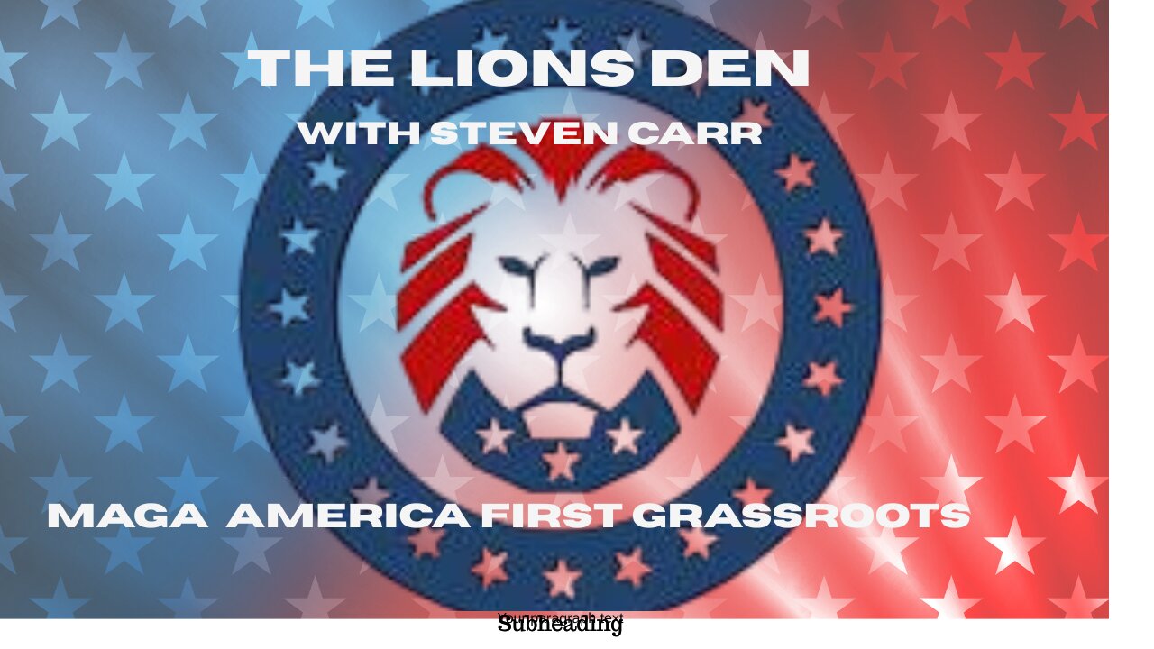 The Lion's Den with Steven Carr