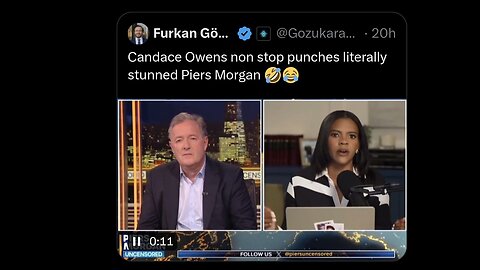 Candace ~ Mike Tyson Stunning Blow Piers is left Speechless! Happy 😊 😃 😀 😄 😁 🤣