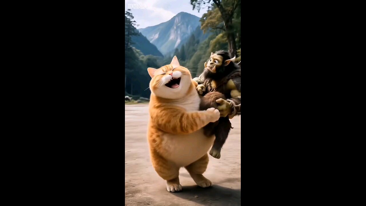 Ai animation cat video #cat #animallife #funny #pets #catlover