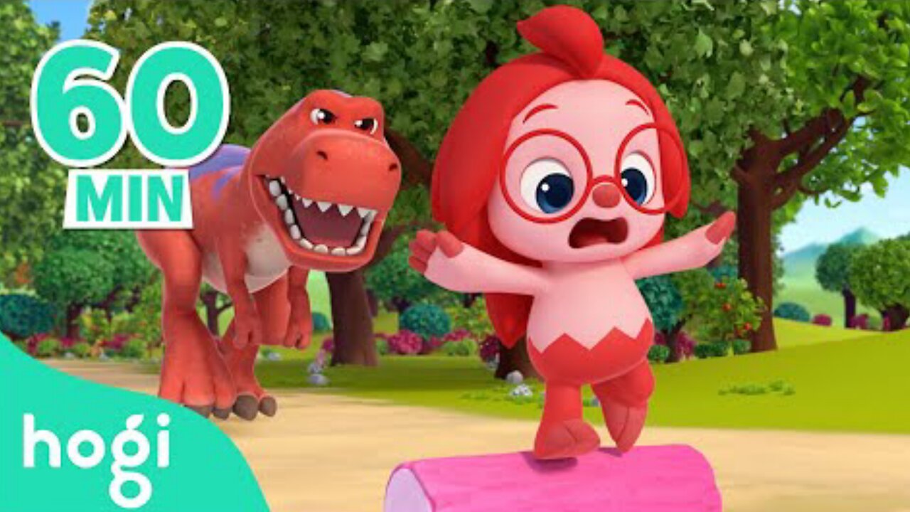 Run, Faster! Hogi and Dinosaur's Colorful Race | Colors for Kids | Hogi Nursery Rhymes