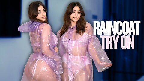 [4K] Raincoat Try-On | Lightness and Style in Any Weather with Milly
			