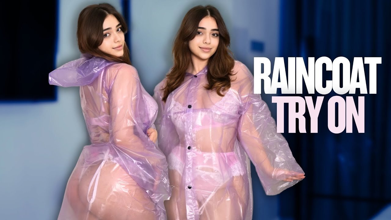 [4K] Raincoat Try-On | Lightness and Style in Any Weather with Milly