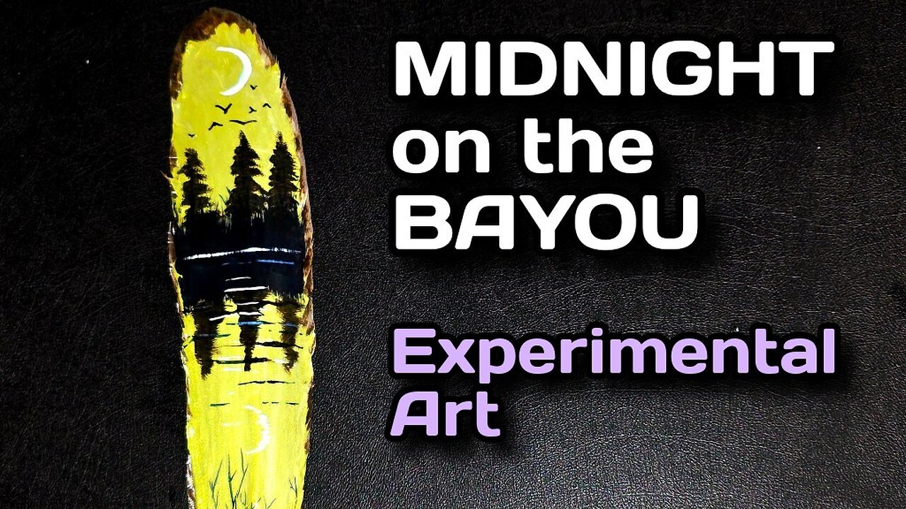 Midnight on the Bayou {Making Paints and Experimental Feather Painting Mica Pigment Technique}
