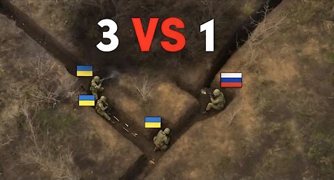 After Battle: 1 Russian Soldier Against 3 Ukrainians