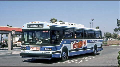 Santa Monica Transit: 5197 in the LAX Transit Terminal 1988 MCI TC40-102A Classic