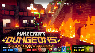 Parading Through The Pumpkin Pastures - Minecraft Dungeons Arcade