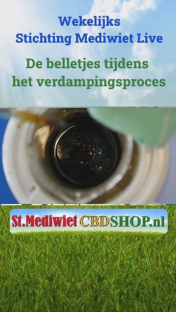 De belletjes tijdens het verdampingsproces