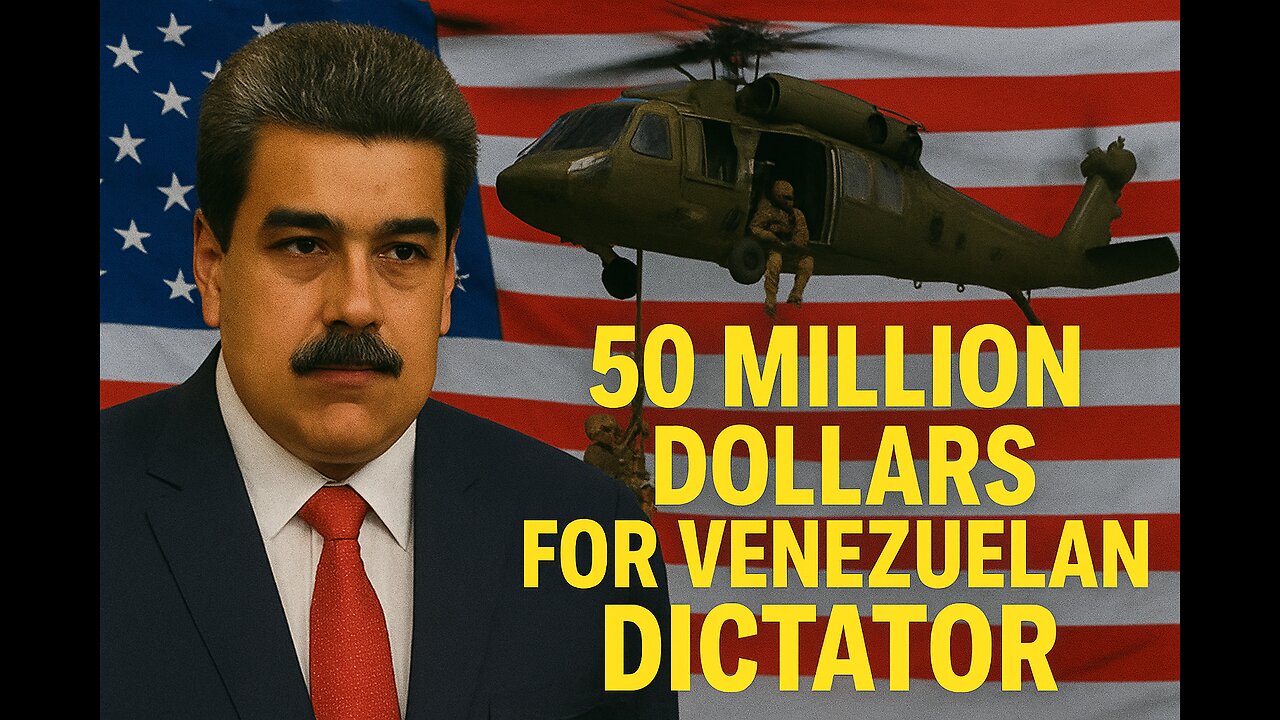 . "Who Wants Maduro? $50 Million Up for Grabs!"