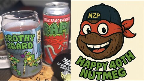 Frothy Beard Brewing Raph #TMNT #Happy40thNUTMEG