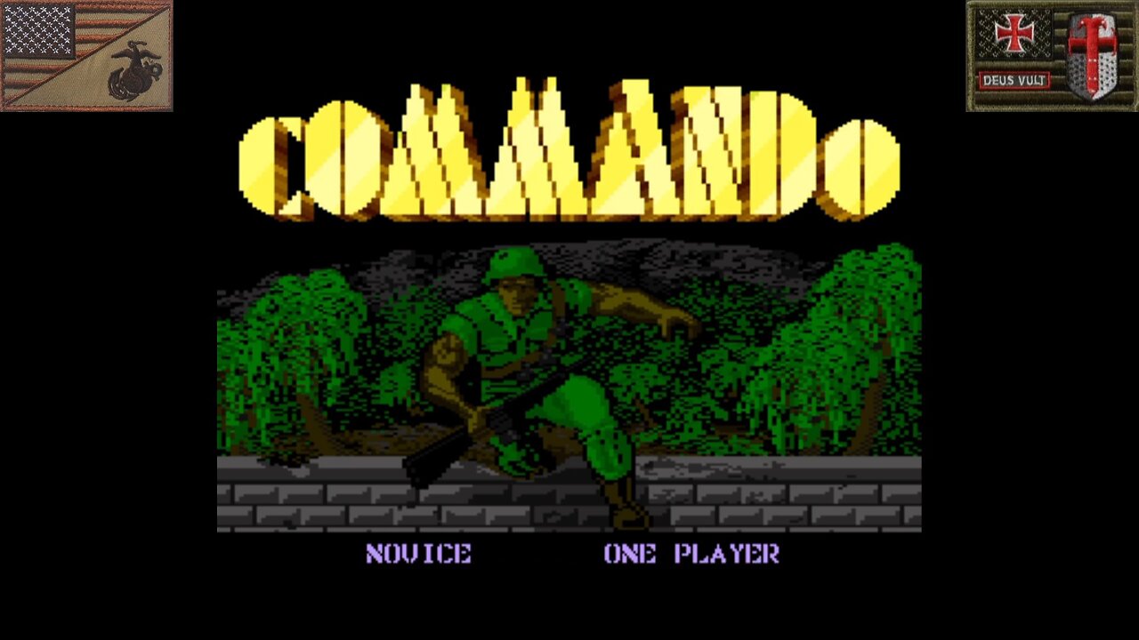 Commando (Atari 7800 - Attract Mode) [NA Version]