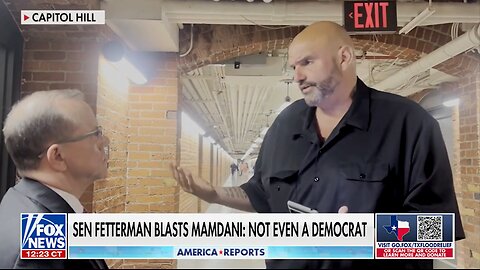 John Fetterman CALLS OUT Zohran Mamdani