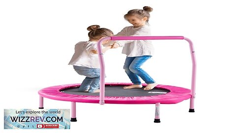 36" Trampoline for Kids Foldable Mini Toddler Trampoline Indoor Outdoor Review