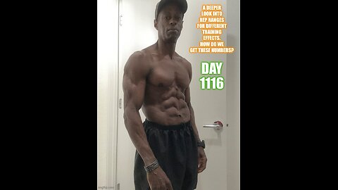 A Deeper Look Into Rep Ranges for Specific Training Effects (Day 1116)