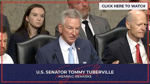 Senator Tuberville Speaks with More DoD Nominees–Richard Anderson, Adam Telle, and Matthew Napoli