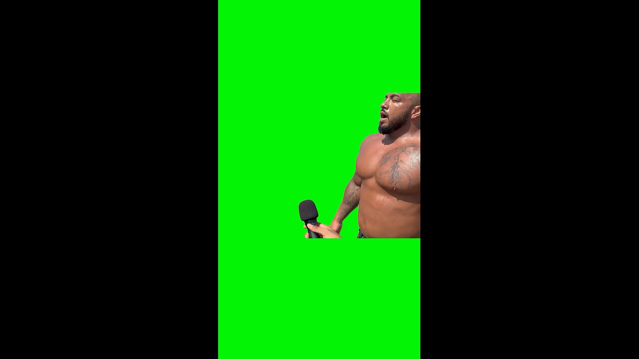 “How About Multimillionaire” Bodybuilder Beach Interview | Green Screen