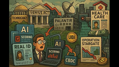 Technocratie onder Trump: waarschuwing voor Real ID, Genius Act, CBDC en AI‑zorgtoegang.