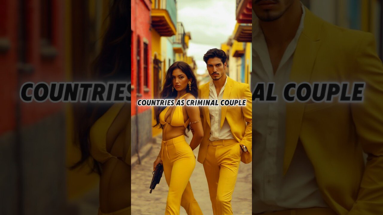 Countries As Criminal Couple!💀